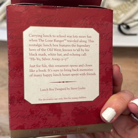 Hallmark keepsake ornament the lone ranger 1997 vintage - Picture 6 of 6